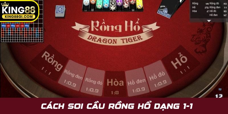 Cách soi cầu Rồng Hổ dạng 1 - 1 mang đến hiệu quả cao