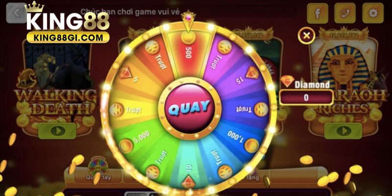 Cách tham gia sảnh quay slot game tại King88 khá dễ hiểu